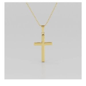 Beautiful and classic 14k gold cross pendant